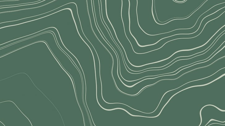 Topographic contour line image used for a birth chart reading article on The Earth Siren